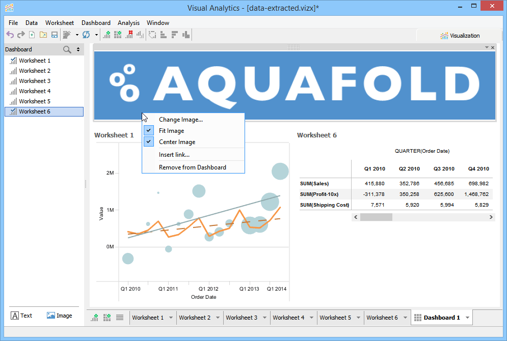 Aqua Data Studio - visualize data, patterns, and trends