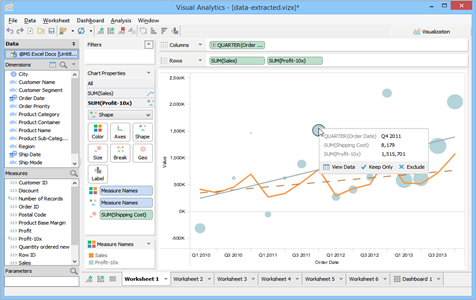 Amazon Redshift - Visual Analytics