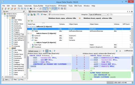 SQL Database (Azure) Schema Compare