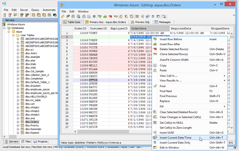 SQL Database (Azure) Table Data Editor