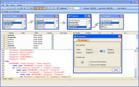 DB2 iSeries - Query Builder