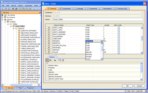 DB2 iSeries - Visual Table Editing