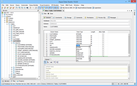 DB2 z/OS - Visual Table Editing