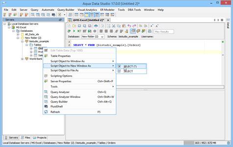 Excel - Schema Browser