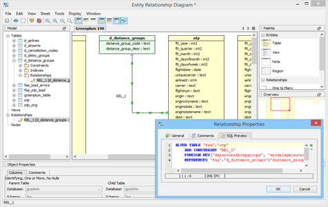 Greenplum - ER Modeler