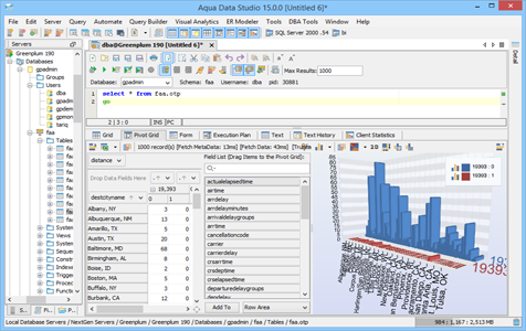 Greenplum - Query and Analysis Tool