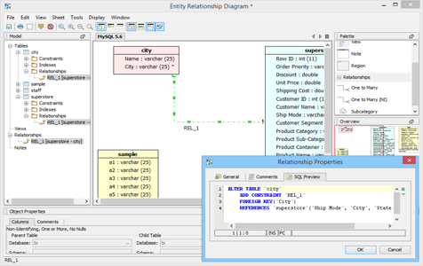 MySQL - ER Modeler