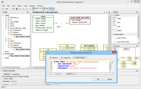 Teradata Aster - ER Modeler