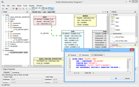 Oracle - ER Modeler