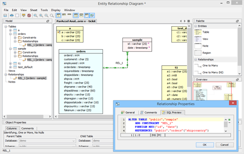 ParAccel - ER Modeler