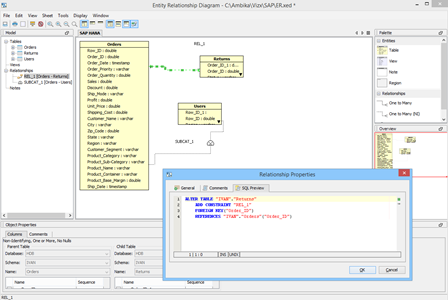 SAP HANA - ER Modeler