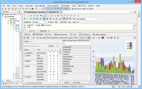 Sybase Anywhere - Query and Analysis Tool