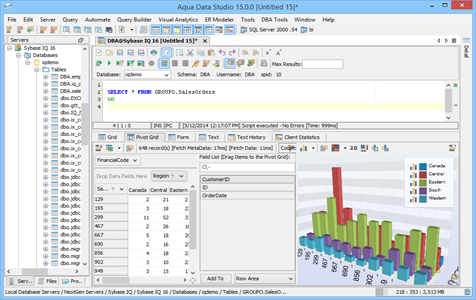 Sybase IQ - Query and Analysis Tool