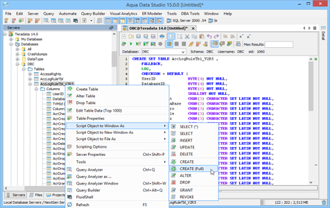 Teradata - Schema Browser