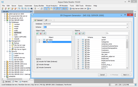 Er Modeler Reverse Engineering Database to Model in Aqua Data Studio
