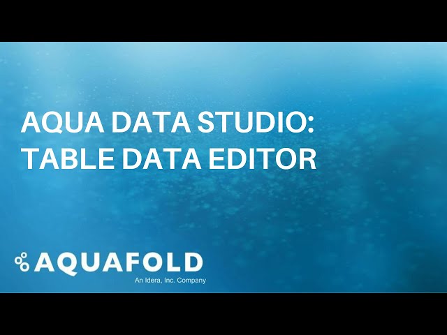 Aqua Data Studio – Table Data Editor