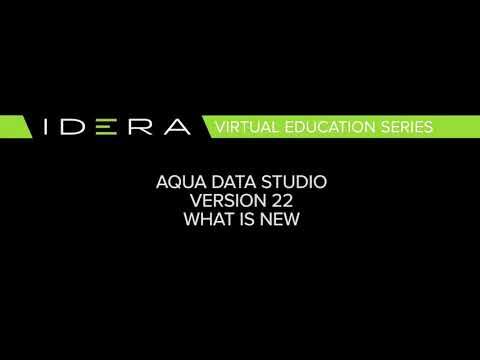 What Is New in Aqua Data Studio 22.0